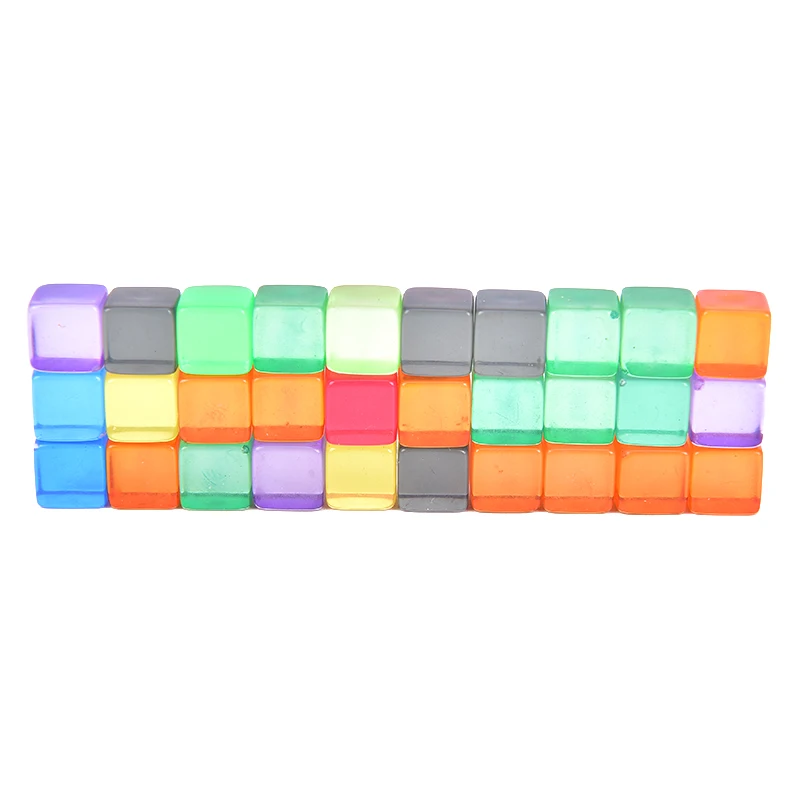 100 шт./упак. 8 мм разноцветный прозрачный серый квадратный угловой фотоэлемент для
