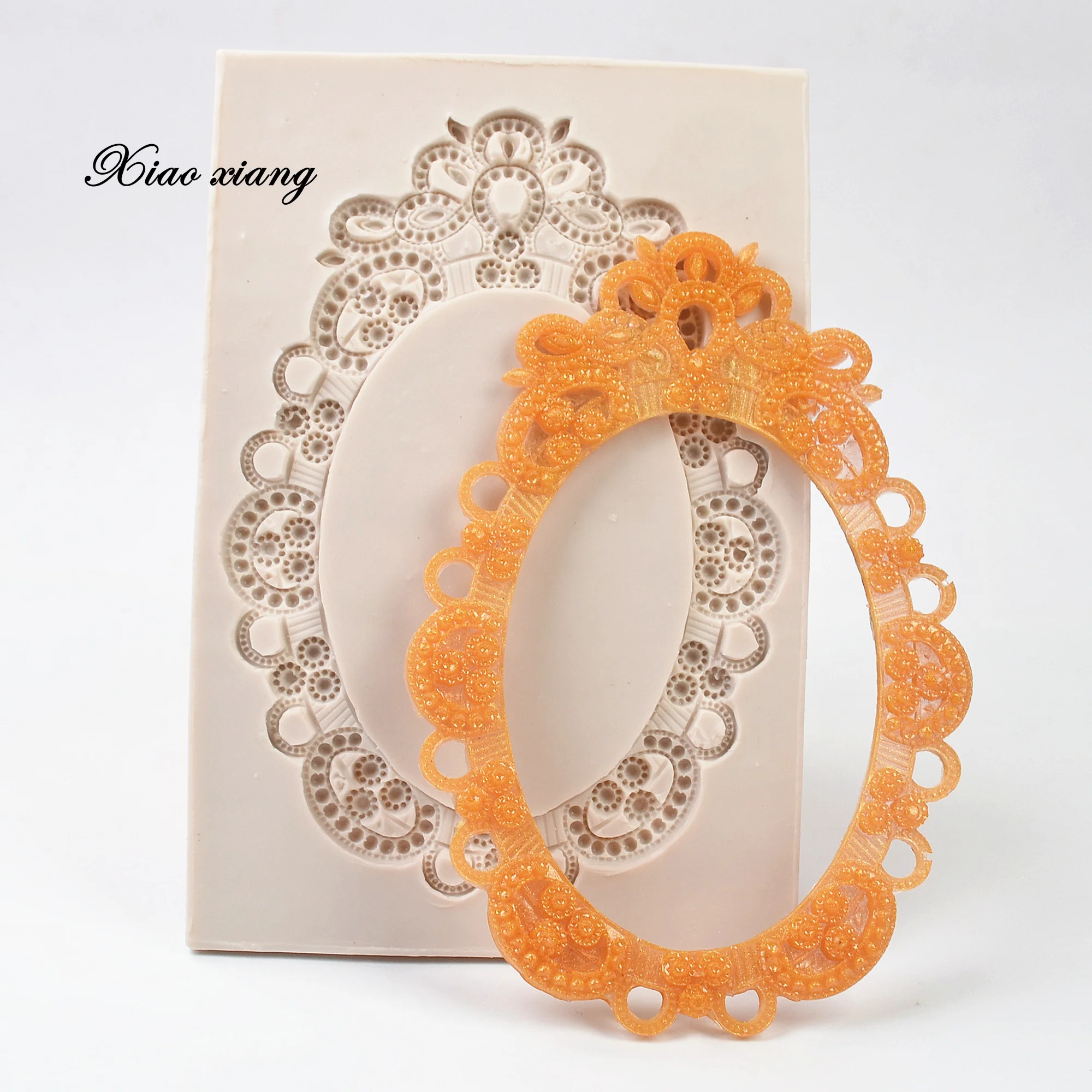 В виде вьющегося стебля с цветами силиконовая форма для выпечки формы ремесло