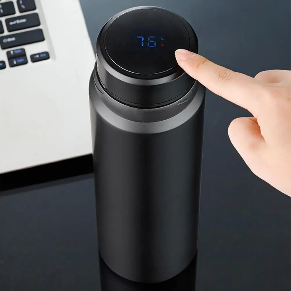 

1000ml Cup Smart Intelligent Temperature Display Water Bottle Steel Sealed Leak-proof Water Bottle