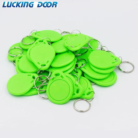 

Брелок для ключей lucking, 100 шт./лот, 125 кГц, RFID-брелок NO3, идентификационный брелок, RFID-метка TK4100, карта контроля доступа, стикер, брелок с кольцом приближения