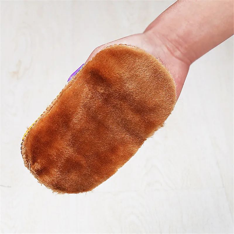 Мягкий искусственный мех шерсть ткань полировщик обуви для чистки перчатки