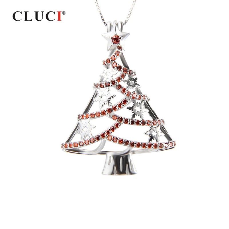 Серебряная фотоподвеска CLUCI 925 пробы 71 шт. Женский Рождественский подарок с