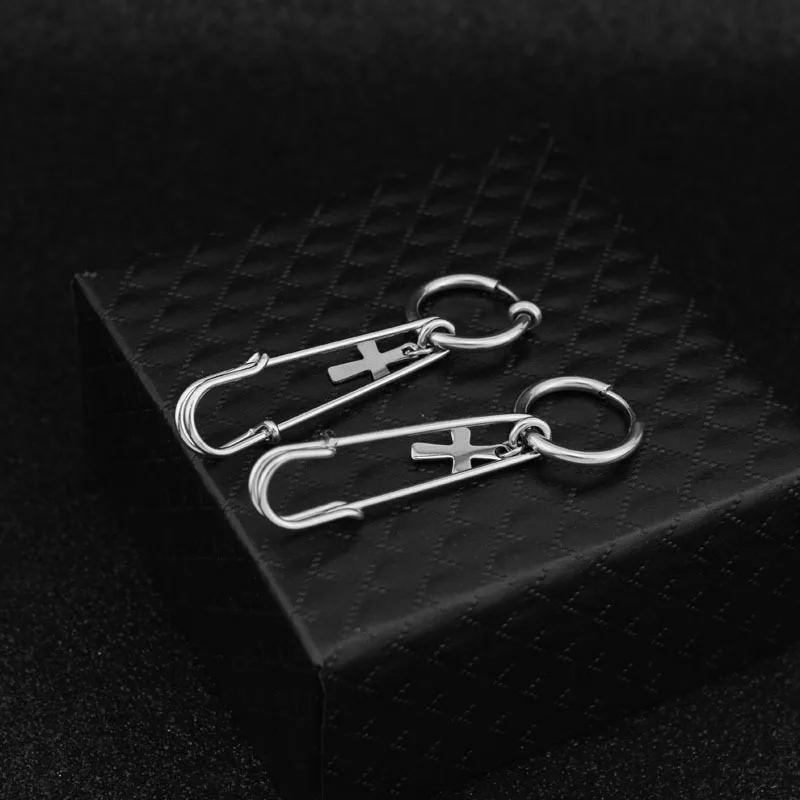 Лидер продаж мужские Нержавеющая сталь серьги аксессуары мода диких звезда