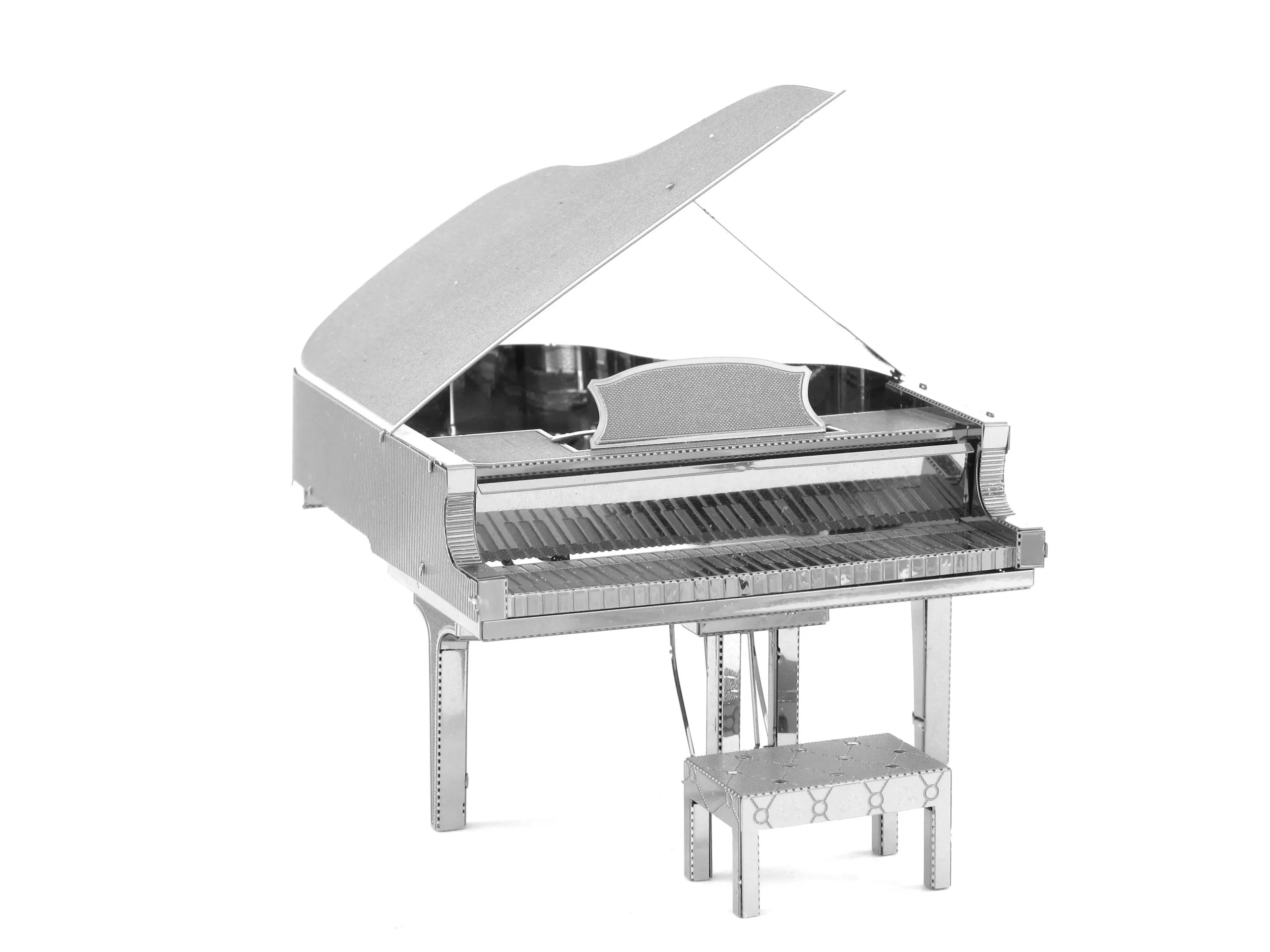 2Pcs Puzzle 3D Space Model Etching Sheet Metal Piano Splice Stainless Steels Office Home Decoration Without Installation Tool - купить по