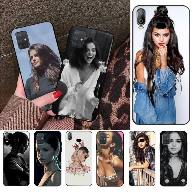

YJZFDYRM Selena Gomez Soft Phone Case Capa For Samsung Galaxy A01 A11 A31 A81 A10 A20 A30 A40 A50 A70 A80 A71 A91 A51