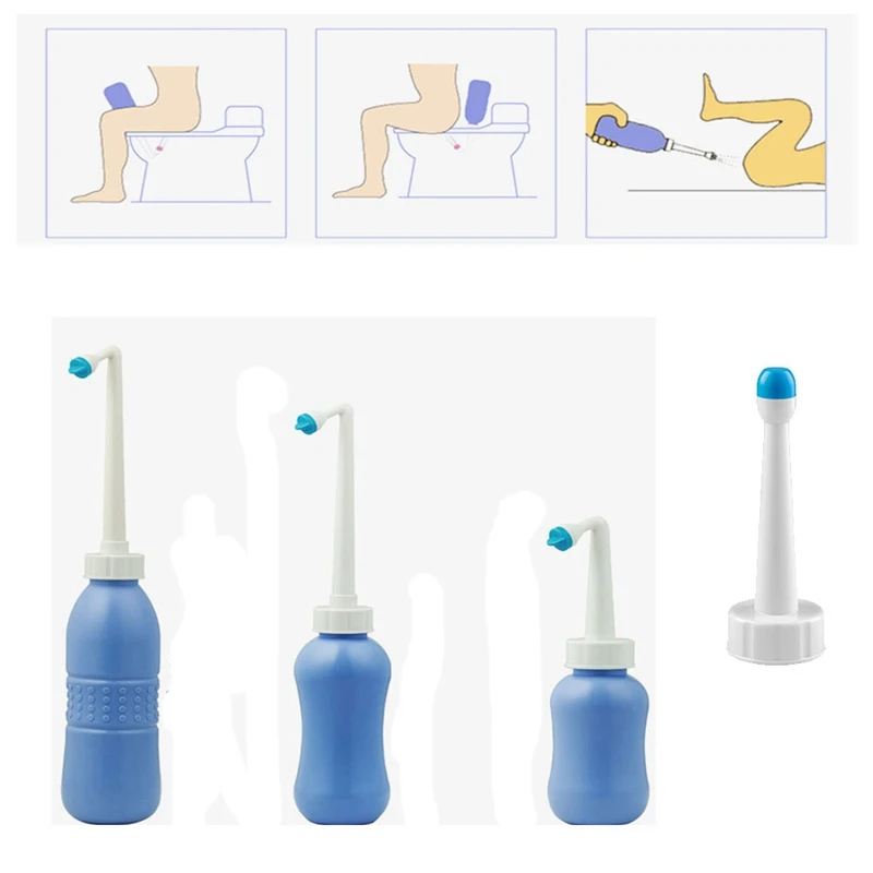 Portable Travel Hand Held Bidet Sprayer Personal Cleaner Hygiene Bottle Spray Washing Promotion | Обустройство дома