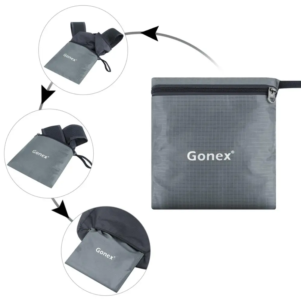 Ультралегкий рюкзак Gonex 28L удобная водонепроницаемая сумка большой емкости для