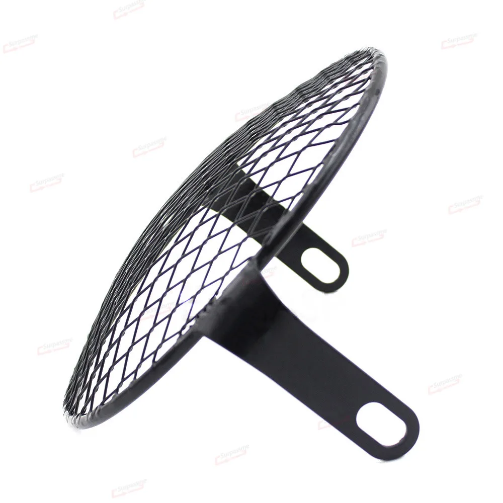 Черная металлическая накладка на гриль мотоциклетной фары 6 4 дюйма