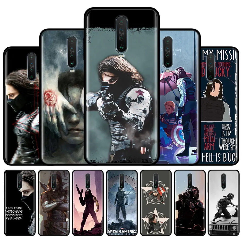 

Bucky Barnes Phone Case For Xiaomi Redmi Note 9S 9 Pro Max 7 8 8T Redmi 9 8 8A 7 7A 6 6A 10X Pro 5G Silicone Cover Couqe Fundas