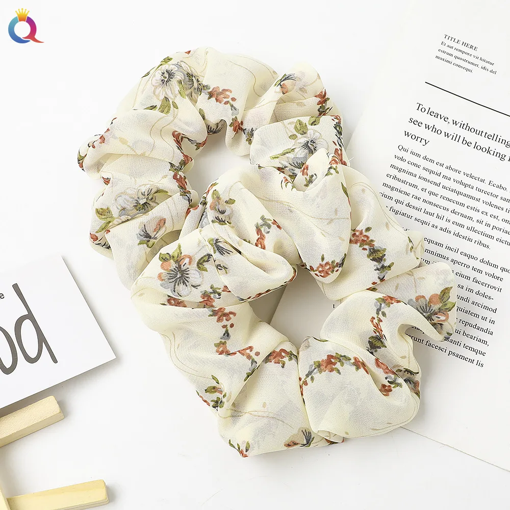 

Резинка для волос женская, шифоновая, эластичная, QY123047