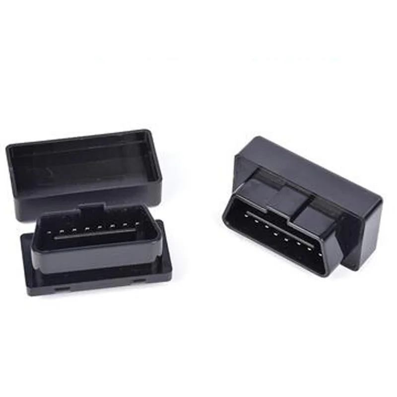 Новое поступление 10 мм 14 20 черный ELM 327 MINI заглушка OBDII OBD2 разъем OBD 2 16 Pin адаптер II