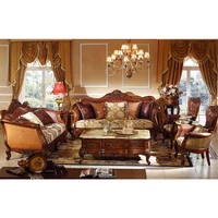 luxurious european classical solid wood sofa living room furniture sof%c3%a1 cl%c3%a1ssico europeu de madeira maci%c3%a7a gh58