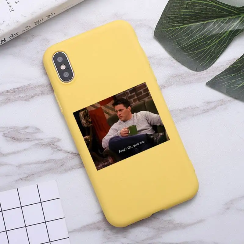 

friends TV Central Perk Phone Case Candy Color for iPhone 6 7 8 11 12 s mini pro X XS XR MAX Plus Anti-fall mobile cover