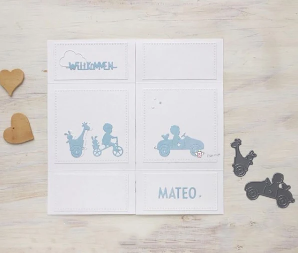 Металлические Вырубные штампы форма для вырезания различные детские украшения