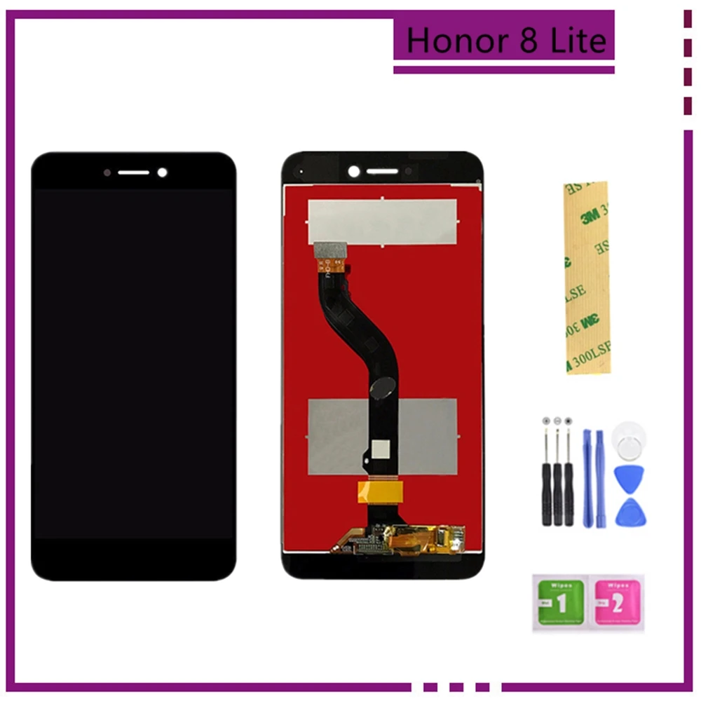 Honor 8 lite дисплей для Lite PRA-TL10 ЖК-дисплей с сенсорным экраном Huawei P8/P9 2017 PRA-LA1/LX2