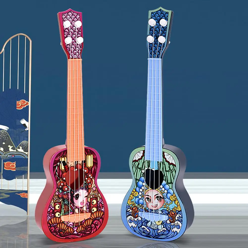 

Детская аниме игрушка гитара для мальчиков и девочек подарок на день рождения Имитация укулеле детская Музыка Игрушки для раннего развития