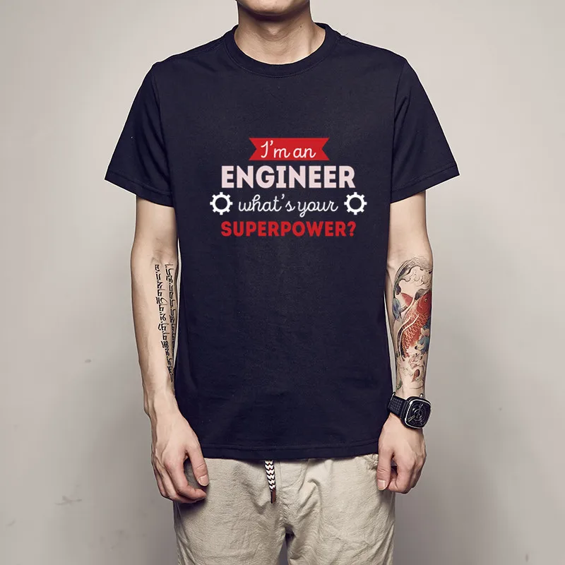 Новая мода Ajax 2020 2019 I'm An Engineer футболка для мужчин с коротким рукавом дизайн