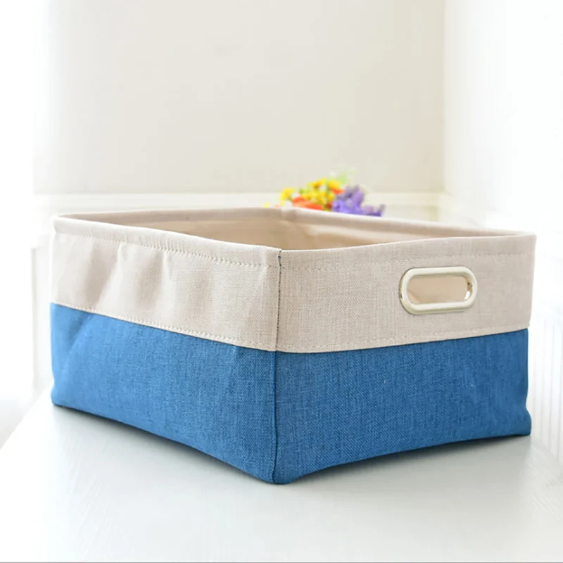 Практичная хлопковая корзина для хранения мелочей дома и сада корзины домашнего