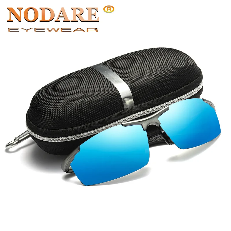 Мужские солнцезащитные очки с поляризацией в алюминиево-магниевой оправе |