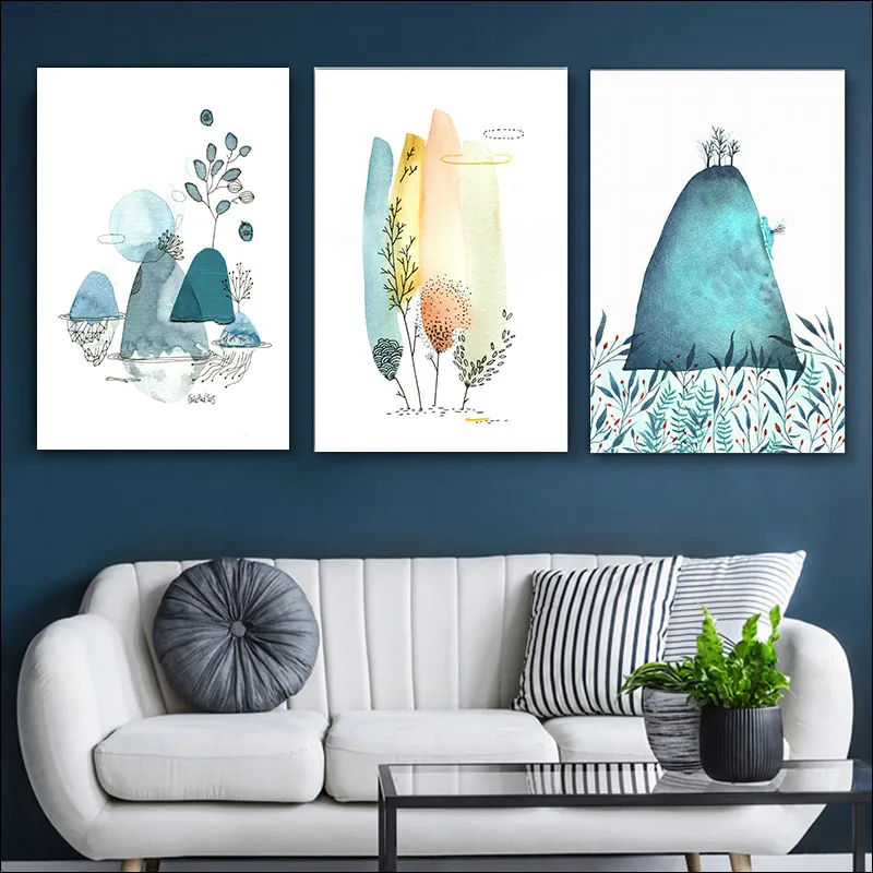 abstract painting Home decoration painting DIY Frame molduras para parede modern Printing still life posters aesthetic