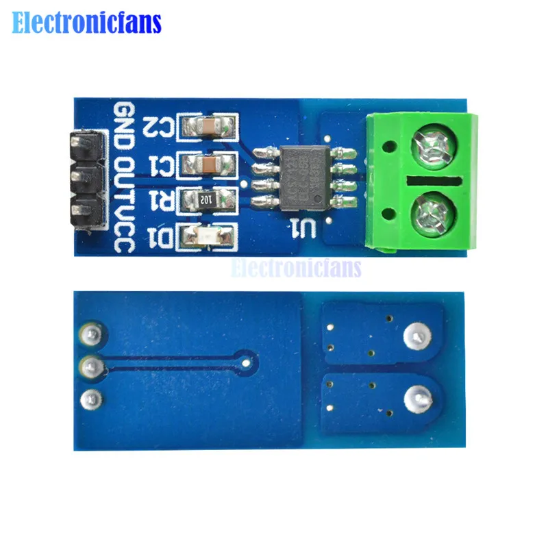 Дизайн 5A Диапазон тока модуль датчика ACS712 модуль для Arduino модуль