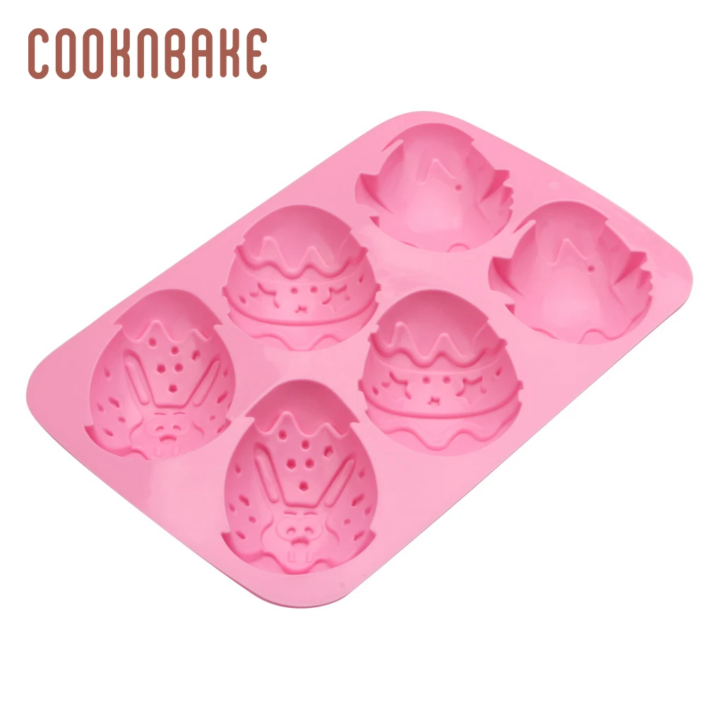 COOKNBAKE большая силиконовая форма для шоколадных конфет пасхальный торт