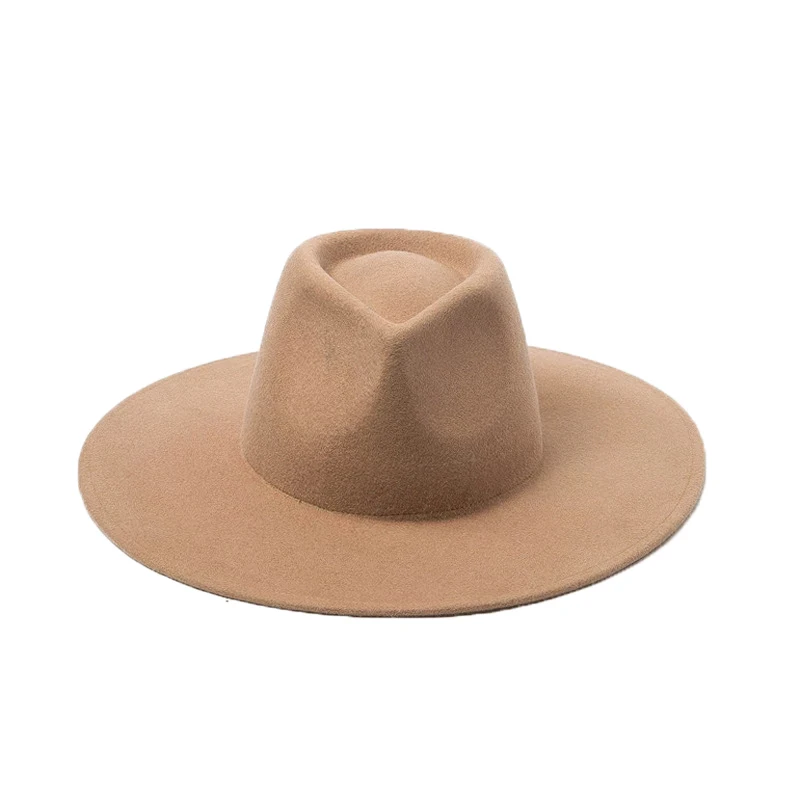 Зимняя шерстяная шляпа Fedora в британском стиле для мужчин и женщин Панама