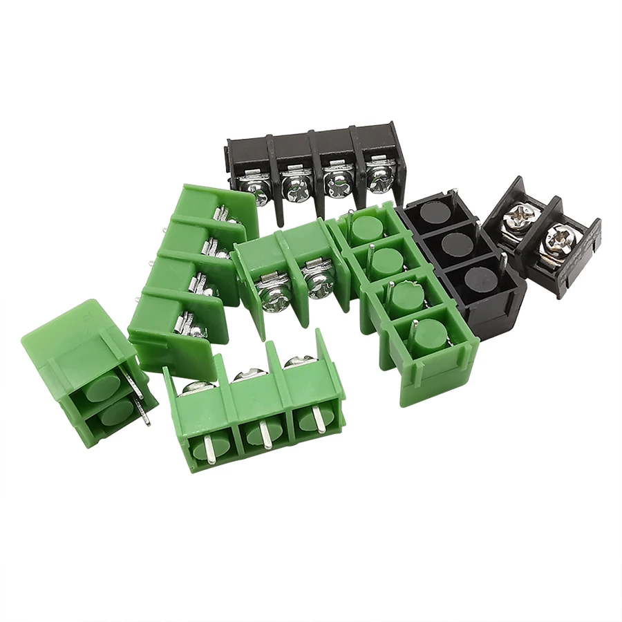 10 шт./лот kf7.62 мм Шаг 2/3/4 контакта клеммы прямой контакт PCB винтовой клеммный блок