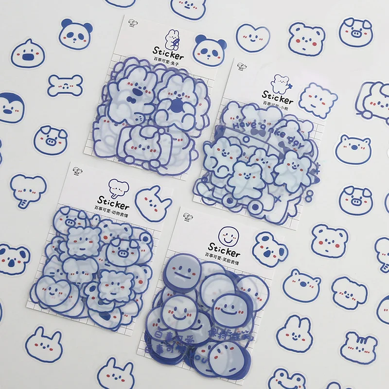 

Mohamm PET Sticker Creative Cute Animals Scrapbooking Stationery School Supplies