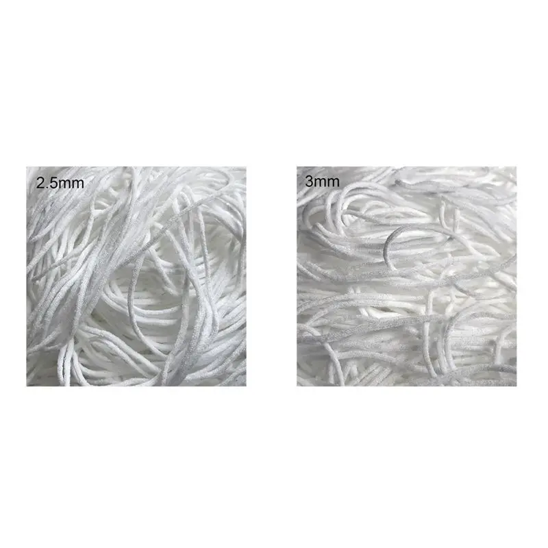 100 м 2 5 мм/3 мм одноразовая маска веревка ремень с ушками эластичная для ушей лента