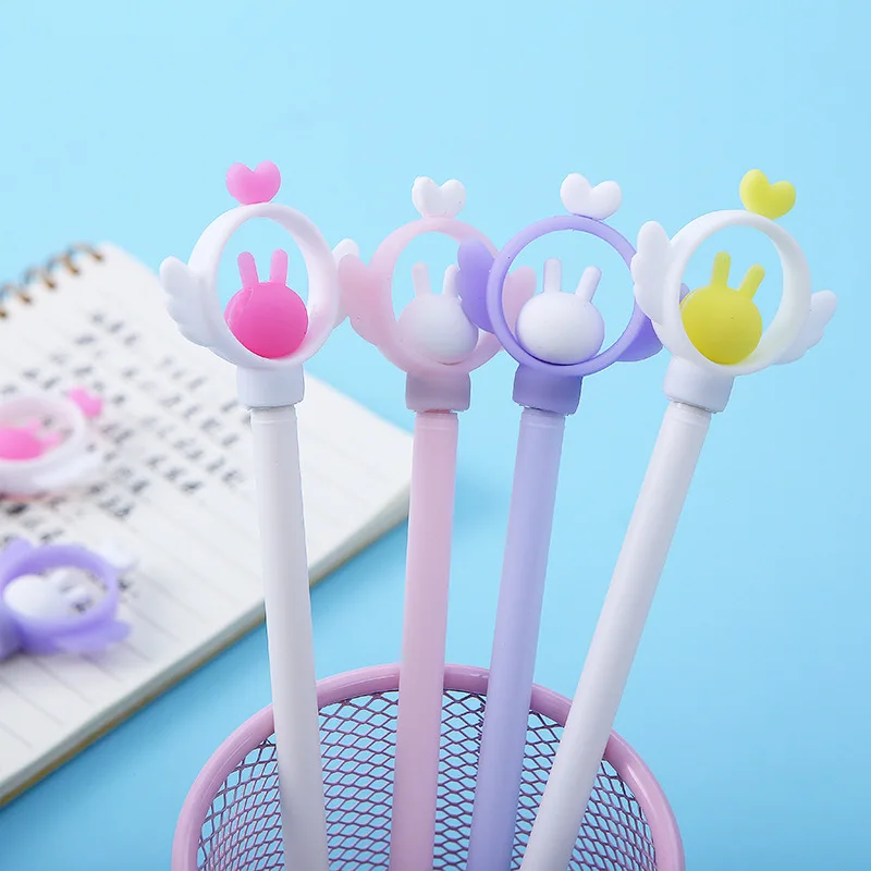 

36pcs Gel Pens Fairy turn pen black colored kawaii gel-ink pens pens for writing Cute stationery office school supplies