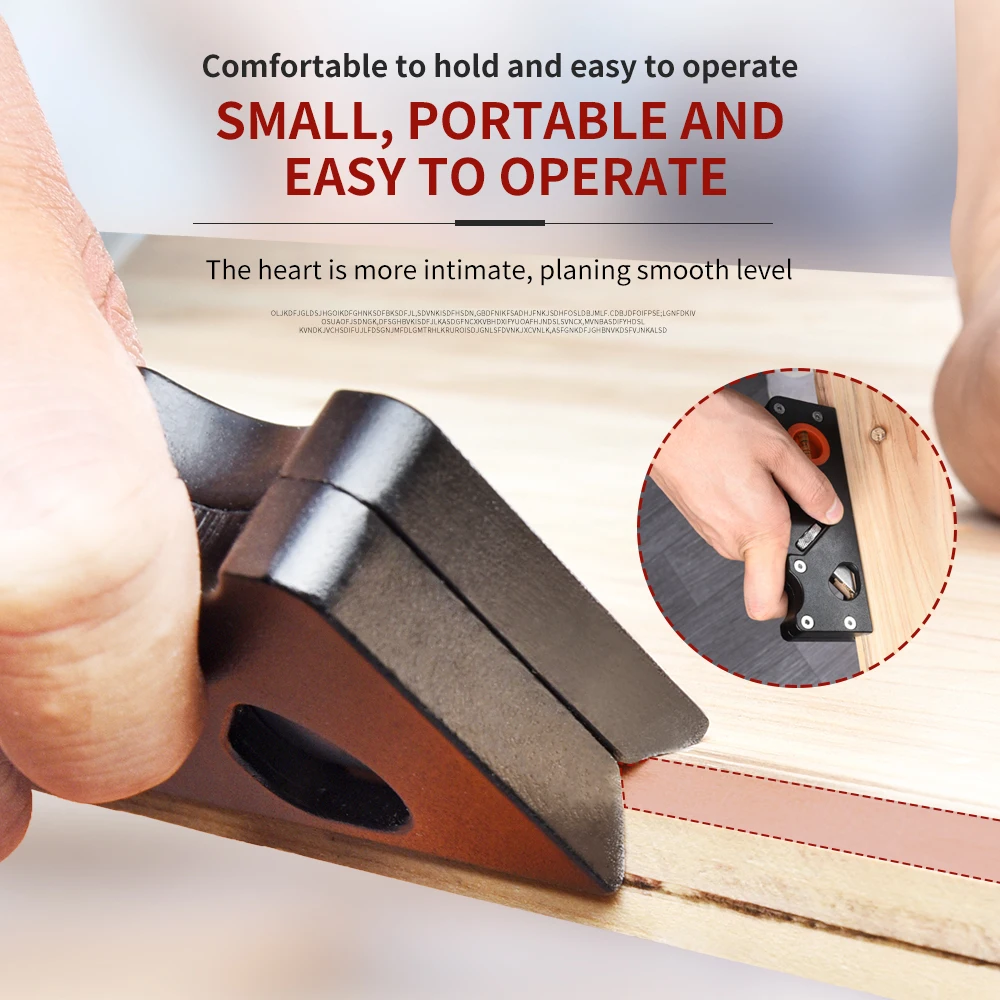 Onkel.J деревообрабатывающий в руку на плечо самолет с металлическим-гипсокартон