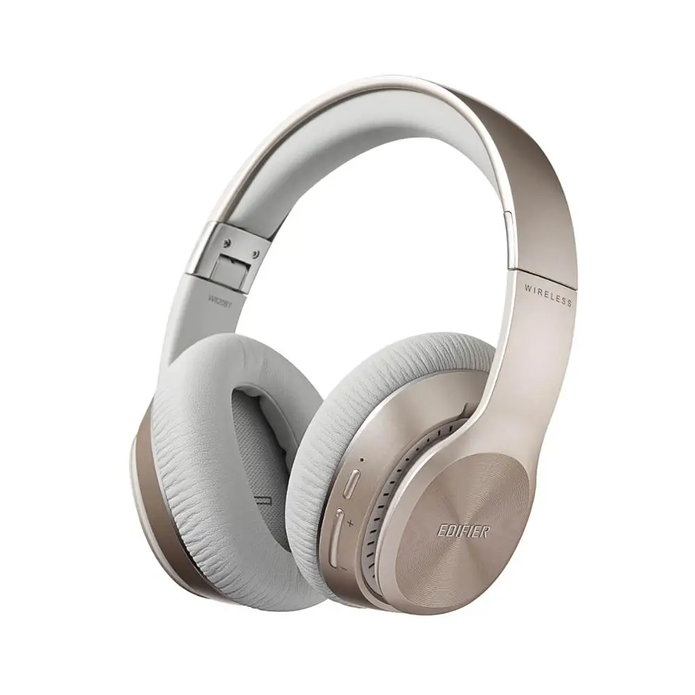EDIFIER W800BT/W820BT стерео Bluetooth гарнитура беспроводная Bluetooth гарнитура Музыкальный компьютер шумоподавление HIFI гарнитура вызов - Цвет: GOLD