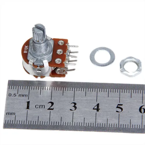 

B10K Dual Stereo Potentiometer Pot 6 Pins for Stereo Amplifier