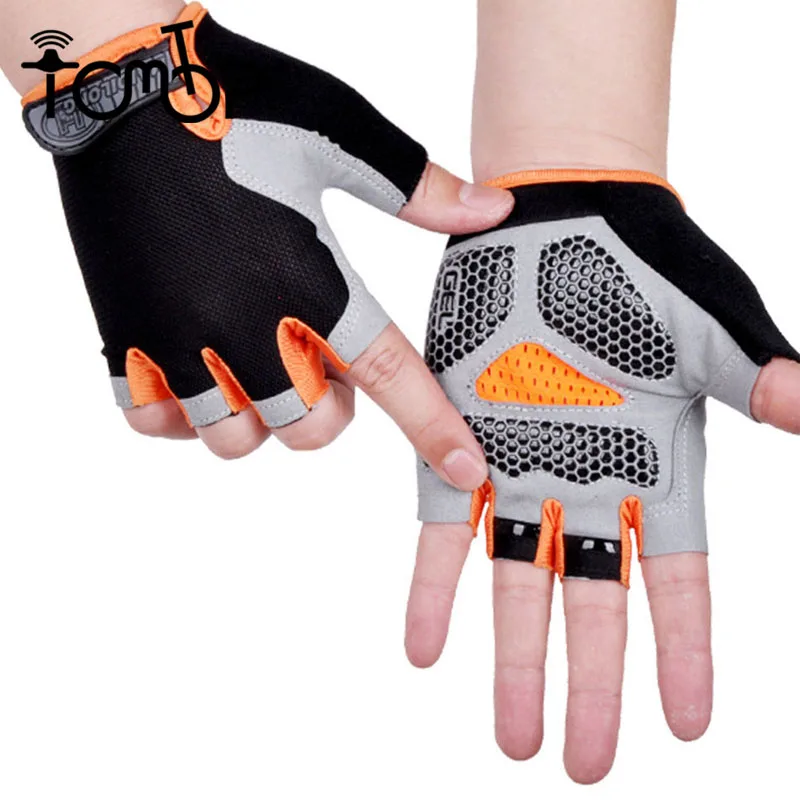 ZK20 Dropshipping Cycling Men Women Half Finger Fitness Gloves Anti-slip for Weightlifting Dumbbell Horizontal Bar Training | Дом и сад