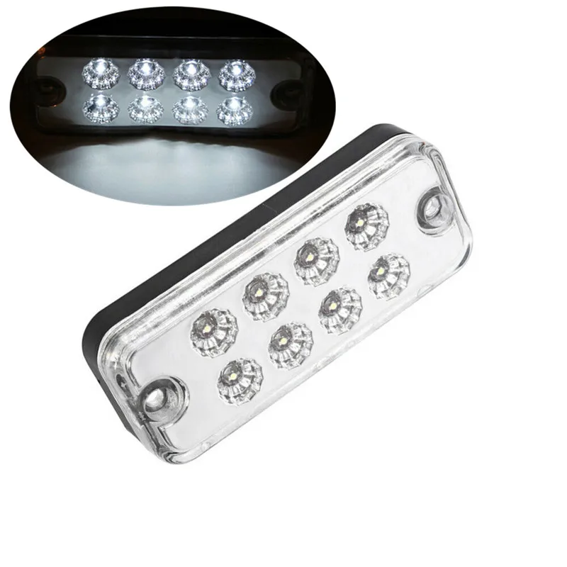 

LED Lights For Trucks LED Marker Lights 8LED Clearance Side Marker Light Indicator Lamp Truck Trailer Lorry