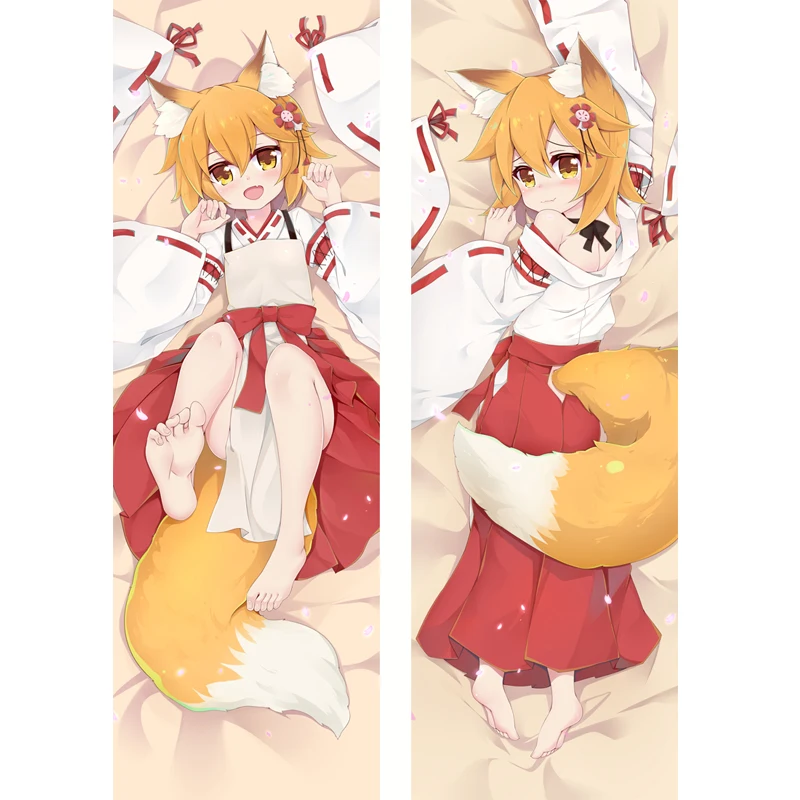 Двусторонняя аниме подушка для постельного белья Otaku Dakimakura 150x50 см|Наволочка| |