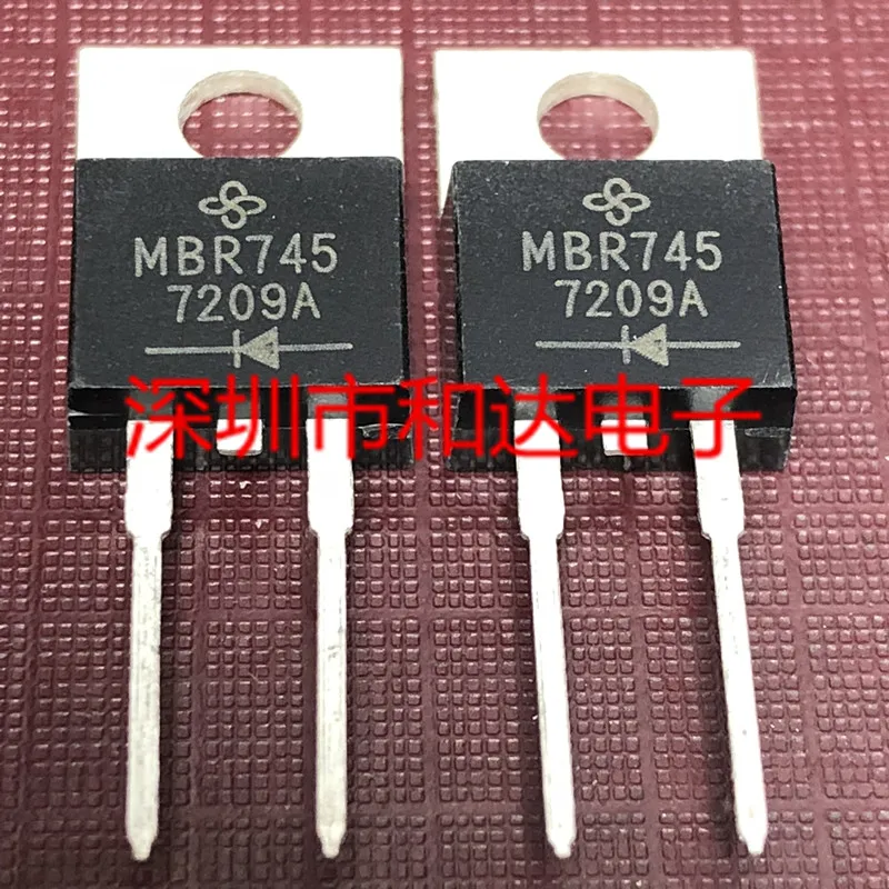 

5pcs MBR745 TO-220 45V 16A