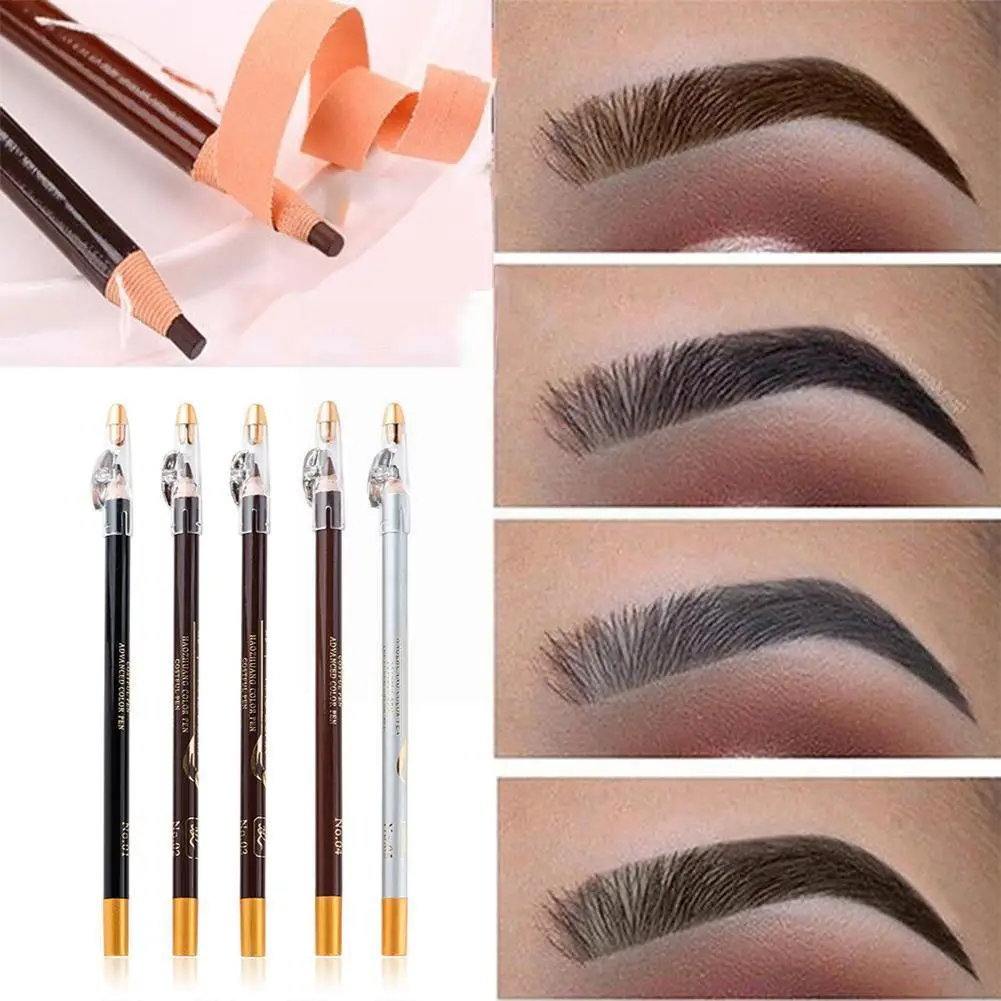 

Eyebrow Pencil Waterproof Eye Brow Eyeliner Eyebrow Pencil Eyebrow Brown Pencil New Pen Beauty Makeup Cosmetic Tool Long-la H8v0