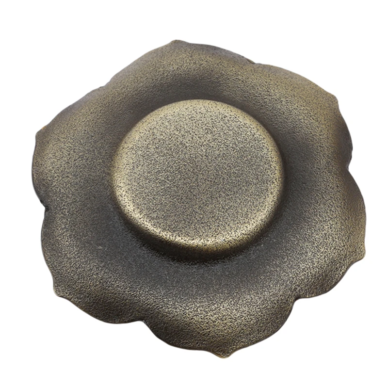 Поднос для чайных чашек из сплава в форме цветка лотоса кленового листа коврик