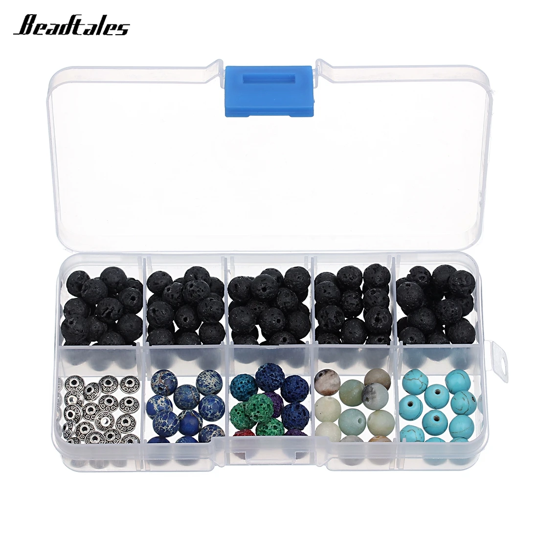 

Бусины Из Натуральной лавы для браслетов, 160 шт./корт. 8 мм