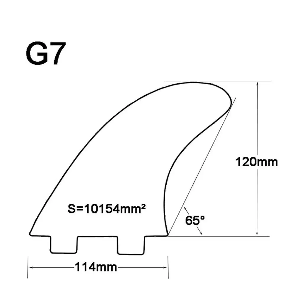 Hobbylan FCS G3 G5 G7 Quillas Keels Стекловолоконные двигатели для серфинга руль плавники 3 шт.