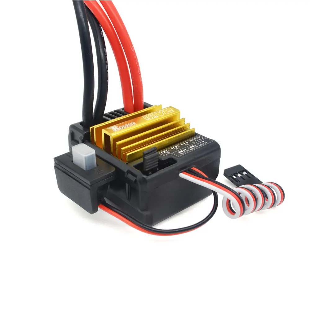 Двигатель с щеточным напылением SURPASS HOBBY 540 PLUS V2 11T 13T 16T 20T W/80A ESC для 1:10 автомобилей