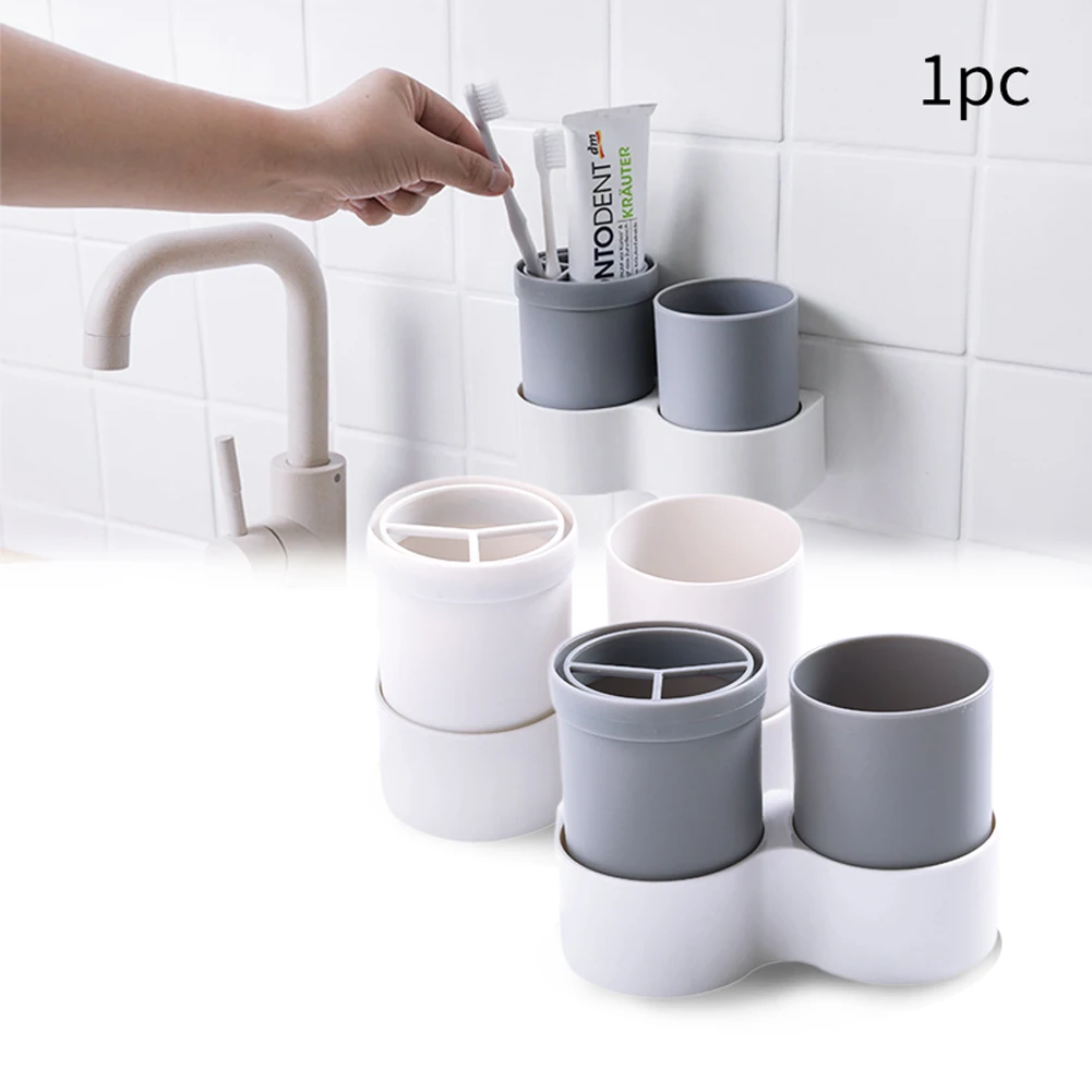 Многофункциональный настенный органайзер для зубных щеток набор хранения