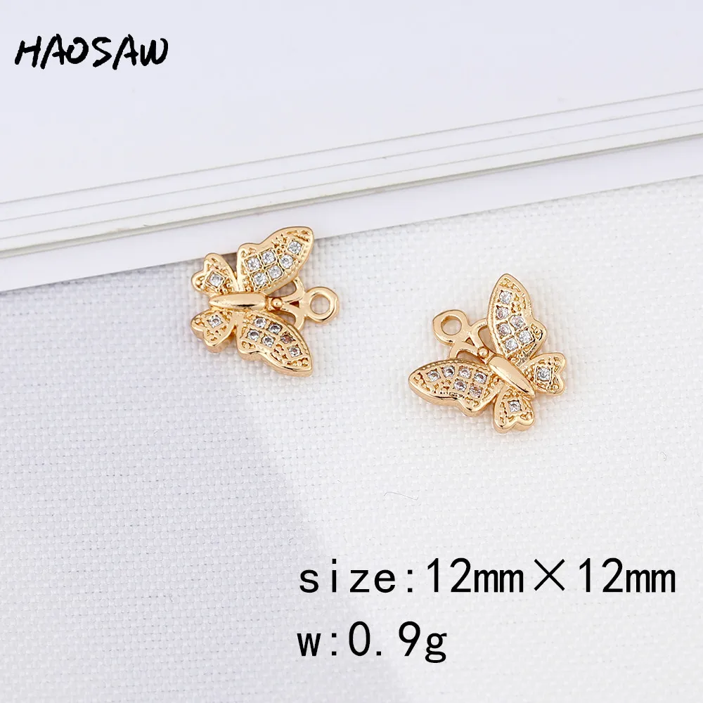 HAOSAW Choose 6 шт./лот ручная работа/CZ камни/бабочка/ключ/дизайн короны/серьги