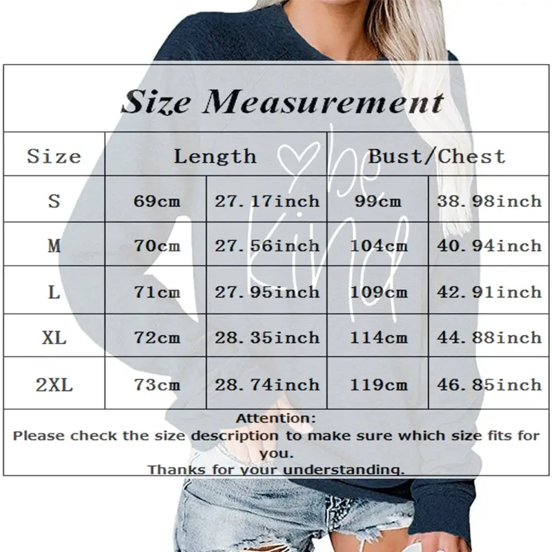 

BE KIND Letter Print Oversize Pullover Tops Women Autumn Winter Long Sleeve Sweatshirt Loose Casual Comfortable Hoodies Loose