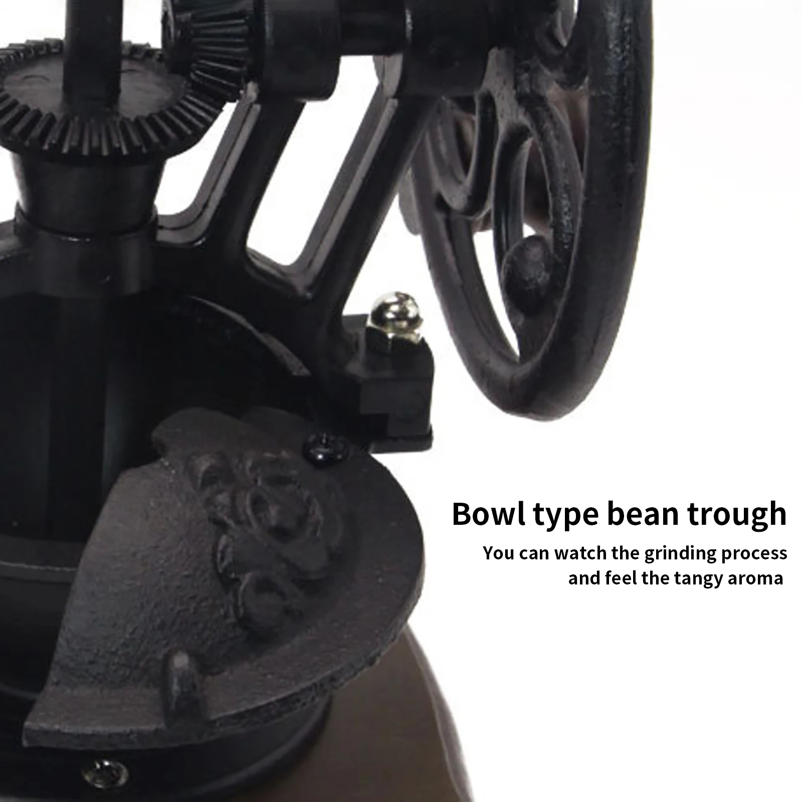 

Bean Milling Machine Multipurpose Retro Style Coffee Grinder Coffee Bean Miller Coffee Making Tool Accessory For Home Kitchen