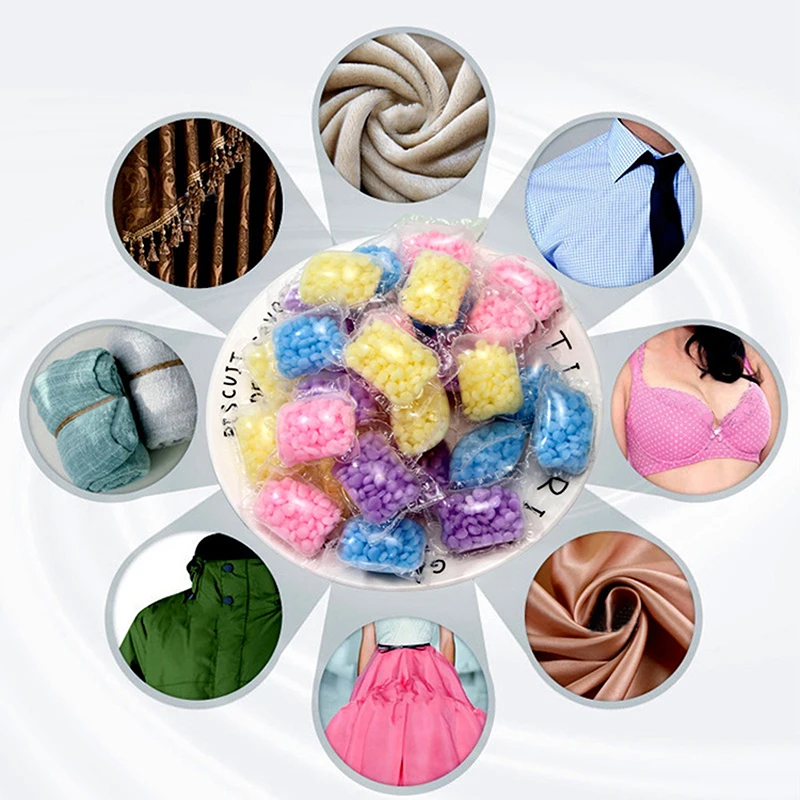 

Laundry Beads Laundry Scent Booster Scent Boosting in-Wash Clean Clothes Long Lasting Fresh Rose Lavender Laundry 10pcs