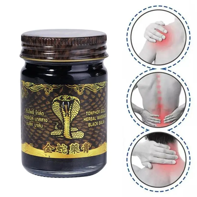 

50g Golden Snake Oil Ointment Thailand Joints Pain Relief Muscle Pain Relax Balm Medical Plaster Oil Cream 1 Bottle