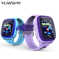 children gps tracker watch touch screen waterproof sos emergency call location wearable devices baby smart clock df25